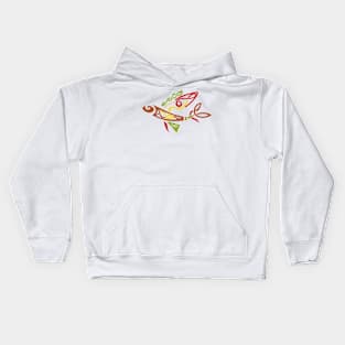 Tribal Flying Fish Kids Hoodie